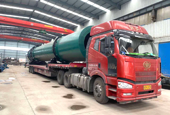 贵州年产十五万吨鸡粪有机肥生产设备发货与安装现场